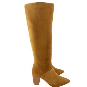 NEW! HOUSE OF HARLOW 1960 Women's Suede Leather Tall Knee-High Boots 8.